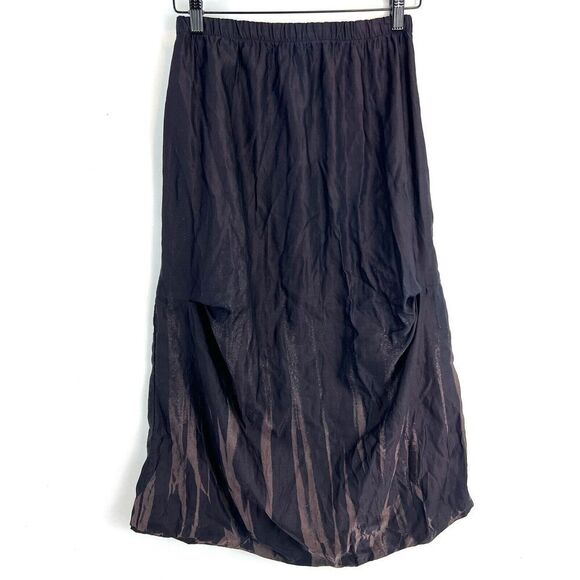 Art of Cloth Midi Skirt Women’s M Silk Purple Whimsigoth Witchy Lagenlook - Picture 1 of 7